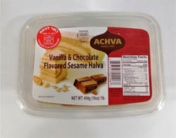 Halva Achva 454g s vanilkou a čokoládou, KOSHER