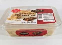 Halva Achva 454g s vanilkou a čokoládou, KOSHER