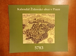 Židovský kalendář ŽOP - 5783 - Nástěnný 
